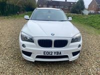 used BMW X1 sDrive 20d M Sport 5dr Step Auto in white full black leather