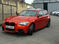 Used BMW 120 M Sport 2014 Orange Hatchback