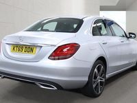 Begagnad Mercedes C220 194 HK (142 kW) 2019 Silver Sedan