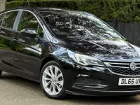 Used Vauxhall Astra Design Edition 125 HP (91 kW) 2016 Black Hatchback