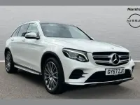 Used Mercedes GLC250 AMG Line Premium 204 HP (150 kW) 2017 White SUV