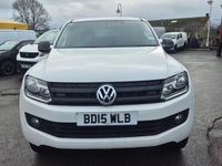 Begagnad VW Amarok Startline 2015 Vit Pickup