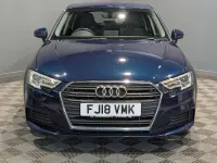 Used Audi A3 Sportback Design 116 HP (85 kW) 2018 Blue Hatchback