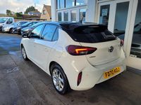 Used Vauxhall Corsa SRi 100 HP (73 kW) 2020 White Hatchback