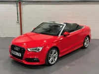 Used Audi A3 Cabriolet S-Line 150 HP (110 kW) 2014 Red Cabriolet