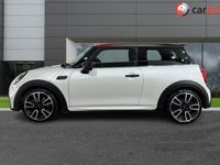 used Mini Cooper S Hatch Cooper 2.0SPORT 3d 176 BHP Apple Carplay, 8.8in Touchscreen with LED Ring, Multitone Red Roof, John Cooper Works Sport Seats, Rear Park Sensors Multitone Roof, White Silver