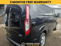 Used Ford Transit Custom Limited 125 HP (91 kW) 2015 Black Van