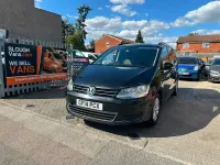 Used VW Sharan SE 140 HP (102 kW) 2014 Black MPV