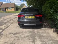 Used Audi A3 Black Edition 150 HP (110 kW) 2018 Black Sedan
