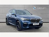 Used BMW X5 M Sport 265 HP (194 kW) 2019 Blue SUV