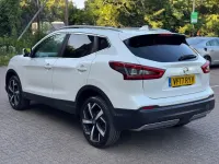 Used Nissan Qashqai Tekna 110 HP (80 kW) 2017 White SUV