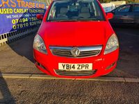 Used Vauxhall Zafira Design Edition 2014 Red MPV
