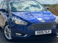 Used Ford Focus Titanium 125 HP (91 kW) 2015 Blue Hatchback