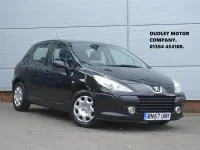 Used Peugeot 307 90 HP (66 kW) 2007 Black Hatchback