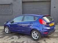 Used Ford Fiesta Zetec 100 HP (73 kW) 2016 Blue Hatchback