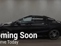 Used Mercedes CLA220 AMG line 177 HP (130 kW) 2017 Black Coupe