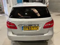 Used Mercedes B180 109 HP (80 kW) 2014 Silver Hatchback