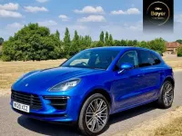 Used Porsche Macan Turbo 2020 Blue SUV