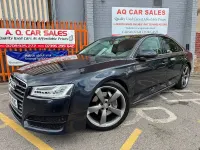 Begagnad Audi A8 Sport 262 HK (192 kW) 2016 Blå Sedan