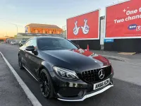 Used Mercedes C220 AMG line 2016 Black Coupe