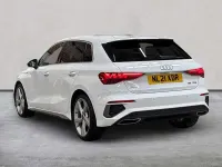 Used Audi A3 S-Line 150 HP (110 kW) 2021 White Sedan