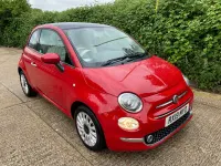 Used Fiat 500 Lounge 69 HP (50 kW) 2019 Red Hatchback