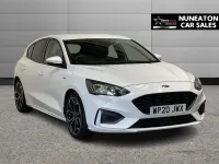 Used Ford Focus ST-Line X 125 HP (91 kW) 2020 White Hatchback
