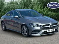Used Mercedes CLA200 AMG line 163 HP (119 kW) 2021 Grey Coupe