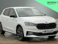 Used Skoda Fabia Monte Carlo 85 HP (62 kW) 2025 Moon white metallic Hatchback
