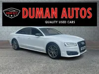 Used Audi S8 plus Advanced 605 HP (444 kW) 2017 White Sedan