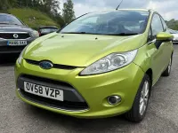 Used Ford Fiesta Zetec 82 HP (60 kW) 2008 Green Hatchback