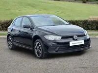 Used VW Polo Match 95 HP (69 kW) 2025 Black Hatchback