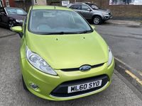 used Ford Fiesta 1.25 ZETEC 5DR IN LIME SQUEEZE METALLIC