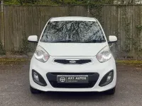 Used Kia Picanto 85 HP (62 kW) 2014 White Hatchback