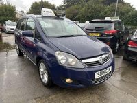 Used Vauxhall Zafira Design Edition 2014 Blue MPV