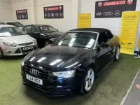 Used Audi A5 Cabriolet S-Line 177 HP (130 kW) 2014 Black Cabriolet