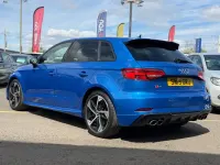 Used Audi S3 Sportback Black Edition 300 HP (220 kW) 2019 Blue Hatchback