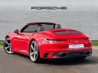 Used Porsche 992 444 HP (326 kW) 2019 Guards red Cabriolet