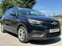 Used Vauxhall Crossland X 81 HP (59 kW) 2018 Black SUV