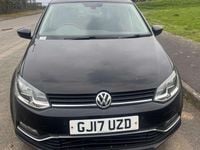 Used VW Polo Edition 90 HP (66 kW) 2017 Black Hatchback