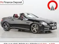 Used Mercedes SLK250 AMG 204 HP (150 kW) 2013 Black Cabriolet