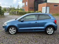 Used VW Polo Match 60 HP (44 kW) 2016 Blue Hatchback