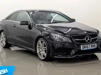 Used Mercedes E350 AMG line 258 HP (189 kW) 2016 Black Coupe