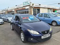 Used Seat Ibiza SE 85 HP (62 kW) 2009 Blue Hatchback