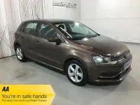 Usado VW Polo SE 90 HP (66 kW) 2015 Castanho Citadino