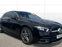 Used Mercedes A220 AMG line 190 HP (139 kW) 2021 Black Hatchback