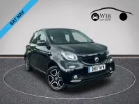 Used Smart ForFour Premium 71 HP (52 kW) 2017 Black Hatchback