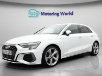 Used Audi A3 Sportback S-Line 150 HP (110 kW) 2020 White Hatchback
