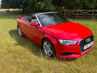 Used Audi A3 Cabriolet 150 HP (110 kW) 2018 Red Cabriolet