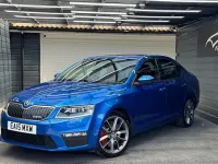 Gebraucht Skoda Octavia vRS 220 PS (161 kW) 2015 Blau Kombi